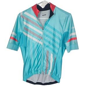 Capo Cycling Jersey Bike Shirt Cycling Jersey Short Sleeve M Blue GS Athletic